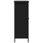 vidaXL Aparador de madera de ingeniería negro 70x30x80 cm
