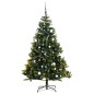 vidaXL Árbol de Navidad artificial con bisagras 150 LED y bolas 150 cm vidaXL Árbol de Navidad artificial con bisagras 150 LED y bolas 150 cm