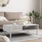 vidaXL Mesa de centro SENJA aspecto ratán madera blanco 100x55x33 cm vidaXL Mesa de centro SENJA aspecto ratán madera blanco 100x55x33 cm