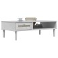 vidaXL Mesa de centro SENJA aspecto ratán madera blanco 100x55x33 cm vidaXL Mesa de centro SENJA aspecto ratán madera blanco 100x55x33 cm