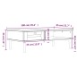 vidaXL Mesa de centro SENJA aspecto ratán madera blanco 100x55x33 cm vidaXL Mesa de centro SENJA aspecto ratán madera blanco 100x55x33 cm