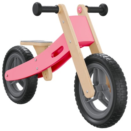 vidaXL Bicicleta sin pedales para niños rosa