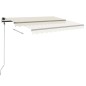 vidaXL Toldo de pie automático crema 450x350 cm vidaXL Toldo de pie automático crema 450x350 cm