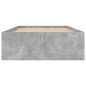 vidaXL Estructura de cama gris hormigón 90x200 cm vidaXL Estructura de cama gris hormigón 90x200 cm