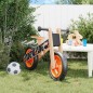 vidaXL Bicicleta de equilibrio para niños estampado naranja vidaXL Bicicleta de equilibrio para niños estampado naranja