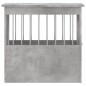 vidaXL Jaula para perros madera ingeniería gris hormigón 45x62x59 cm