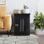 vidaXL Jaula para perros madera de ingeniería negro 45x62x59 cm