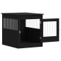 vidaXL Jaula para perros madera de ingeniería negro 64,5x80x71 cm vidaXL Jaula para perros madera de ingeniería negro 64,5x80x71 cm