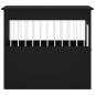 vidaXL Jaula para perros madera de ingeniería negro 64,5x80x71 cm vidaXL Jaula para perros madera de ingeniería negro 64,5x80x71 cm