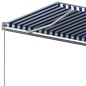 vidaXL Toldo de pie automático azul y blanco 500x350 cm vidaXL Toldo de pie automático azul y blanco 500x350 cm