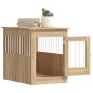 vidaXL Jaula para perros madera de ingeniería roble Sonoma 55x80x68 cm