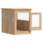 vidaXL Jaula para perros madera de ingeniería roble Sonoma 55x80x68 cm