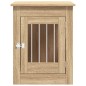 vidaXL Jaula para perros madera de ingeniería roble Sonoma 55x80x68 cm