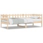 vidaXL Sofá cama de madera maciza de pino 80x200 cm