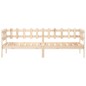 vidaXL Sofá cama de madera maciza de pino 80x200 cm