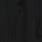 vidaXL Sofá cama de madera maciza de pino negro 80x200 cm vidaXL Sofá cama de madera maciza de pino negro 80x200 cm