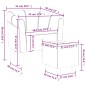 vidaXL Sillón con taburete tela morado vidaXL Sillón con taburete tela morado