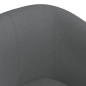 vidaXL Sillón con taburete tela gris oscuro vidaXL Sillón con taburete tela gris oscuro