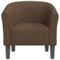 vidaXL Sillón de tela marrón vidaXL Sillón de tela marrón