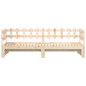 vidaXL Sofá cama extraíble madera maciza de pino 2x(90x200) cm vidaXL Sofá cama extraíble madera maciza de pino 2x(90x200) cm