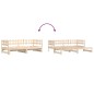 vidaXL Sofá cama extraíble madera maciza de pino 2x(90x200) cm vidaXL Sofá cama extraíble madera maciza de pino 2x(90x200) cm
