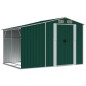 vidaXL Cobertizo de jardín acero galvanizado verde 277x192,5x179 cm vidaXL Cobertizo de jardín acero galvanizado verde 277x192,5x179 cm