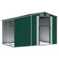 vidaXL Cobertizo de jardín acero galvanizado verde 277x192,5x179 cm vidaXL Cobertizo de jardín acero galvanizado verde 277x192,5x179 cm