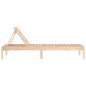 vidaXL Tumbona madera maciza de pino 199,5x60x74 cm vidaXL Tumbona madera maciza de pino 199,5x60x74 cm