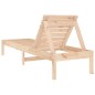 vidaXL Tumbona madera maciza de pino 199,5x60x74 cm vidaXL Tumbona madera maciza de pino 199,5x60x74 cm