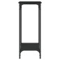 vidaXL Mesa consola madera de ingeniería negro 75x30,5x75 cm vidaXL Mesa consola madera de ingeniería negro 75x30,5x75 cm