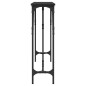 vidaXL Mesa consola madera de ingeniería negro 140x23x75 cm
