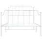 vidaXL Estructura cama metal con cabecero y pie cama blanca 107x203 cm vidaXL Estructura cama metal con cabecero y pie cama blanca 107x203 cm