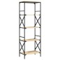 vidaXL Librería 5 estantes madera ingeniería roble Sonoma 59x35x171 cm vidaXL Librería 5 estantes madera ingeniería roble Sonoma 59x35x171 cm