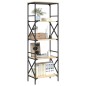 vidaXL Librería 5 estantes madera ingeniería roble Sonoma 59x35x171 cm vidaXL Librería 5 estantes madera ingeniería roble Sonoma 59x35x171 cm