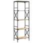vidaXL Librería 5 estantes madera ingeniería roble Sonoma 59x35x171 cm vidaXL Librería 5 estantes madera ingeniería roble Sonoma 59x35x171 cm