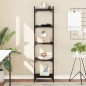 vidaXL Librería de 5 estantes madera de ingeniería negro 40x30x154 cm vidaXL Librería de 5 estantes madera de ingeniería negro 40x30x154 cm