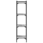 vidaXL Librería 4 estantes madera ingeniería gris Sonoma 40x30x120 cm vidaXL Librería 4 estantes madera ingeniería gris Sonoma 40x30x120 cm