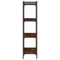 vidaXL Librería 4 estantes madera ingeniería roble marrón 60x30x120 cm vidaXL Librería 4 estantes madera ingeniería roble marrón 60x30x120 cm