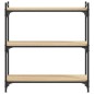 vidaXL Librería 3 estantes madera ingeniería roble Sonoma 80x30x86 cm vidaXL Librería 3 estantes madera ingeniería roble Sonoma 80x30x86 cm