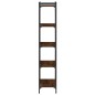 vidaXL Librería 5 estantes madera ingeniería roble marrón 60x30x154 cm vidaXL Librería 5 estantes madera ingeniería roble marrón 60x30x154 cm