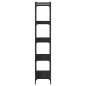 vidaXL Librería de 5 estantes madera de ingeniería negro 80x30x154 cm vidaXL Librería de 5 estantes madera de ingeniería negro 80x30x154 cm