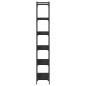 vidaXL Librería de 6 estantes madera de ingeniería negro 80x30x188 cm vidaXL Librería de 6 estantes madera de ingeniería negro 80x30x188 cm