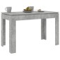 vidaXL Mesa de comedor madera de ingeniería gris hormigón 120x60x76 cm vidaXL Mesa de comedor madera de ingeniería gris hormigón 120x60x76 cm