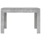 vidaXL Mesa de comedor madera de ingeniería gris hormigón 120x60x76 cm vidaXL Mesa de comedor madera de ingeniería gris hormigón 120x60x76 cm