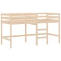 vidaXL Cama alta de niños escalera madera maciza pino 80x200 cm