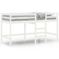 vidaXL Cama alta de niños escalera madera maciza pino blanco 90x200 cm vidaXL Cama alta de niños escalera madera maciza pino blanco 90x200 cm