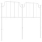vidaXL Cabecero de metal blanco 120 cm vidaXL Cabecero de metal blanco 120 cm