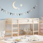vidaXL Cama alta de niños con escalera madera maciza pino 90x190 cm vidaXL Cama alta de niños con escalera madera maciza pino 90x190 cm