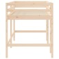 vidaXL Cama alta de niños con escalera madera maciza pino 90x190 cm vidaXL Cama alta de niños con escalera madera maciza pino 90x190 cm
