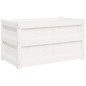 vidaXL Jardineras de exterior 2 unidades madera maciza de pino blanco vidaXL Jardineras de exterior 2 unidades madera maciza de pino blanco